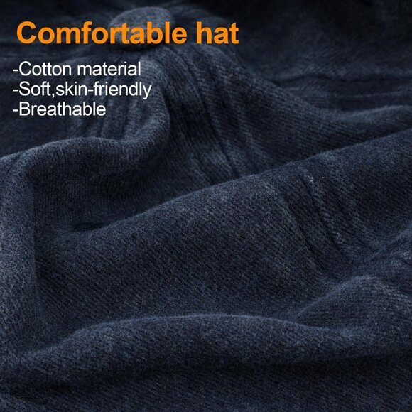 Men's Blue Gray White 3 Pack Plain Cotton Retro Adjustable Baseball Hat Cap - Picture 5 of 7